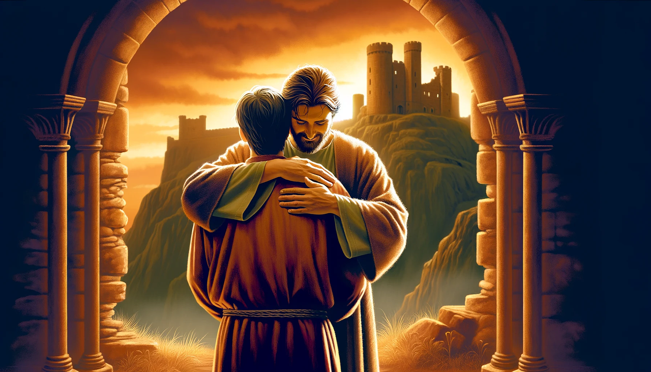 Jesus' embrace: see the platform that creates faith animation